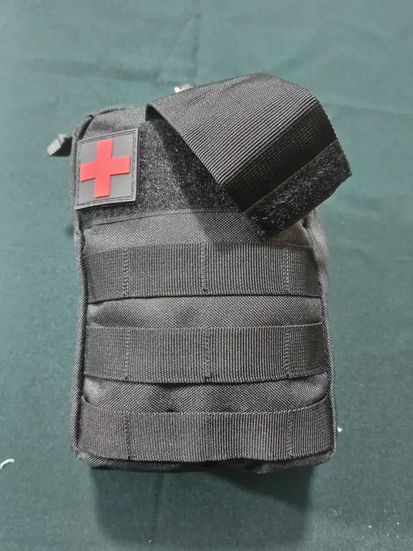 Botiquín molle negro cruz roja