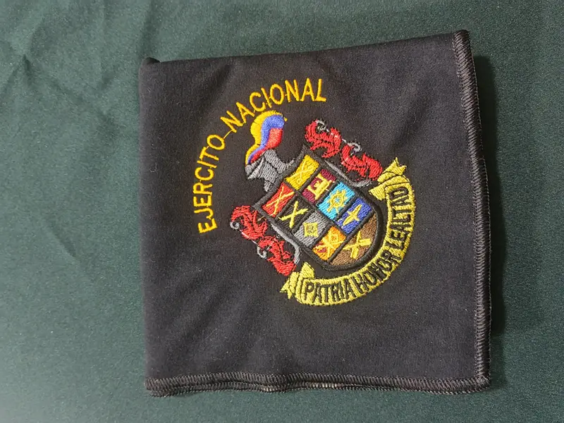 Pañoleta bordada Ejército Nacional